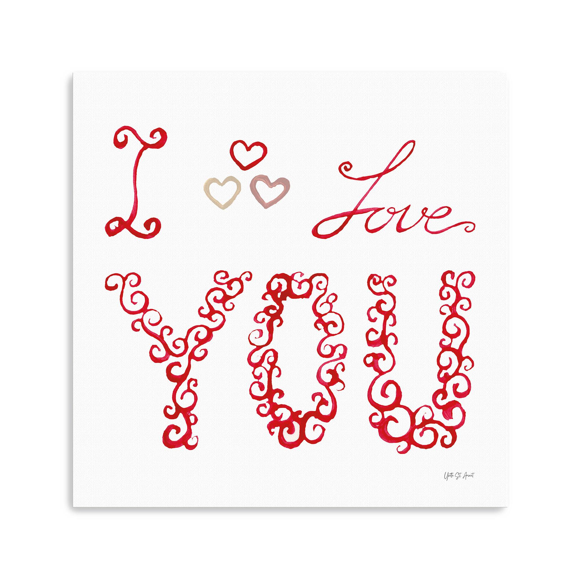 Keepsake Valentine V Canvas Giclée Art
